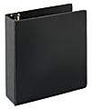 Just Basics® Economy Nonview 3-Ring Binder, 3" Round Rings, Black 1 thumbnail image