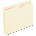 Oxford® Reinforced-Top File Jackets, Letter Size, 2" Expansion, Manila, Box Of 50