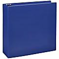 Just Basics® Economy Nonview 3-Ring Binder, 3" Round Rings, Blue 1 thumbnail image
