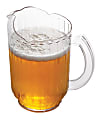 Cambro Camwear® PE600CW135 Pitchers, 60 Oz, Clear, Pack Of 6 Pitchers