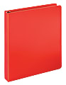 Just Basics® Economy Nonview 3-Ring Binder, 1" Round Rings, Red 1 thumbnail image