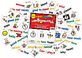 Barker Creek® Magnets, Learning Magnets® PCS®, Social Phrases & Questions Set, Grades Pre-K+, Pack Of 90