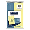 Cambridge™ Steno Book, 6" x 9", Wide Ruled, 140 Sheets, Canary