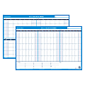 AT-A-GLANCE® Undated Erasable/Reversible Wall Planner, 90 Days, 36" x 24", 30% Recycled