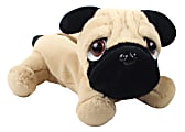 Office Depot® Plush Animal Pencil Pouch, 4" x 11", Pug