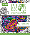 Crayola® Aged Up Coloring Book For Adults, Patterned Escapes, 8" x 10", 80 Pages