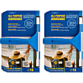 Ettore All-purpose Squeegee, Rubber Blade, Plastic Handle, 1.5"H x 10"W x 12"L, Lightweight, Streak-free, Blue, 12 / Carton 1 thumbnail image
