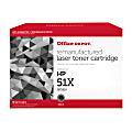 Office Depot® Brand Remanufactured High-Yield Black Toner Cartridge Replacement For HP 51X, OD51X