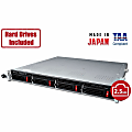Buffalo TeraStation 3420RN Rackmount 16TB NAS Hard Drives Included (4 x 4TB, 4 Bay) - Annapurna Labs Alpine AL-214 1.40 GHz - 4 x HDD Supported - 4 x HDD Installed - 16 TB Installed HDD Capacity - 1 GB RAM DDR3 SDRAM - Serial ATA/600 Controller