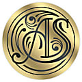 Custom 1-Color Foil-Stamped Labels And Stickers, 1-1/4" Circle, Box Of 500 Labels 1 thumbnail image