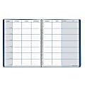House of Doolittle 40-Week Teacher's Planners, 8 1/2" x 11", 100% Recycled, FSC Certified, Blue, Pack Of 3