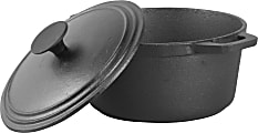 Commercial Chef Cast Iron Dutch Oven, 3.4-Quart, Black 1 thumbnail image