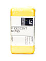 R & F Handmade Paints Encaustic Paint Cake, 40 mL, Iridescent Brass 1 thumbnail image