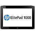 HP ElitePad 1000 G2 64 GB Tablet - 10.1" 16:10 Multi-touch Screen - 1920 x 1200 - Intel Atom Z3795 Quad-core (4 Core) 1.60 GHz - 4 GB LPDDR3 - Windows 8.1 Pro 64-bit - 4G - WCDMA, GSM, CDMA Cellular Network Supported - LTE, HSPA+, EVDO, HSDPA, HSUPA, GPRS, EDGE, UMTS, DC-HSPA+, HSPA - Black, Silver