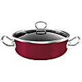 Vasconia® Elegance Steel Nonstick Casserole Dish, 5 Qt, Red 1 thumbnail image