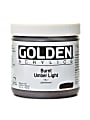Golden Heavy Body Acrylic Paint, 16 Oz, Burnt Umber Light