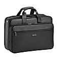 Solo New York Classic 16" Retractable Shoulder Strap Portfolio, Black 1 thumbnail image