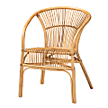 bali & pari Murai Modern Bohemian Dining Chair, Natural Brown