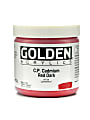 Golden Heavy Body Acrylic Paint, 16 Oz, Cadmium Red Dark (CP)