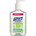PURELL® Green Certified Instant Hand Sanitizer - 8 fl oz (236.6 mL) - Pump Bottle Dispenser - Kill Germs - Skin, Hand - Clear - Dye-free, Fragrance-free, Moisturizing - 1 Each