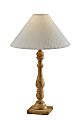 Adesso Rigby Table Lamp, 27”H, White Shade/Natural Base 1 thumbnail image
