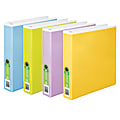 Wilson Jones® Tinted View 3-Ring Binder, 1 1/2" Round Rings, Assorted Colors