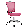 Office Star™ Gabriella Mesh Low-Back Task Chair, Pink