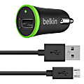 Belkin® Car Charger Micro USB, Black