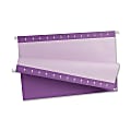 Oxford® Color 1/5-Cut Hanging Folders, Legal Size, Violet, Box Of 25