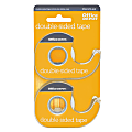 Office Depot® Brand Double-Sided Tape In Dispensers, 1/2" x 400", Clear, Pack of 2 rolls 1 thumbnail image