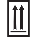 Tape Logic® Preprinted Shipping Labels, DL1373, Two Black Arrows Over Black Bar, Rectangle, 3" x 5", Black/White, Roll Of 500 1 thumbnail image