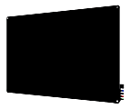 Ghent Harmony Magnetic Glass Unframed Dry-Erase Whiteboard, 36" x 48", Black