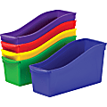 Storex Book Bin Set, Medium Size, Assorted Colors, Carton Of 5 1 thumbnail image