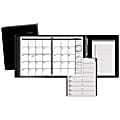 AT-A-GLANCE Monthly Appointment Book Plus, 6 7/8" x 8 3/4", Black, January-December 2017 1 thumbnail image