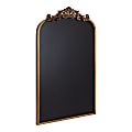 Kate and Laurel Arendahl Framed Decorative Chalkboard, Metal, 19” x 30-3/4”, Black, Gold Metal Frame 1 thumbnail image