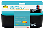 Post-it® Dry Erase Accessory Tray, Deftray, 8 5/8" x 3 1/8" x 2 15/16", Black 1 thumbnail image