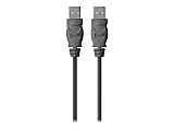 Belkin - USB cable - USB (M) to USB (M) - USB 2.0 - 10 ft