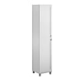 Systembuild Evolution Lory Framed 16"W Utility Cabinet, Dove Gray 1 thumbnail image