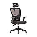 ALPHA HOME Adjustable Ergonomic Mesh High-Back Task Chair, Black