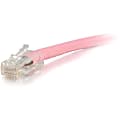 C2G-50ft Cat5e Non-Booted Unshielded (UTP) Network Patch Cable - Pink - Category 5e for Network Device - RJ-45 Male - RJ-45 Male - 50ft - Pink