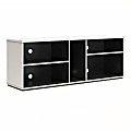 NTense Shadow Gaming TV Stand, 22-1/16"H x 59-5/8"W x 15-3/4"D, White/Matte Black 1 thumbnail image