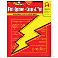 Creative Teaching Press® Power Practice Workbook, Fact Or Opinion And Cause And Effect, Grades 3-4