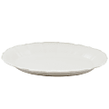 Gibson Home Café Posh Embossed Platter, White 1 thumbnail image