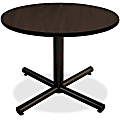 Lorell® Hospitality Round Table Top, 36"W, Espresso 1 thumbnail image