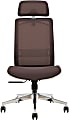 Sinfonia Sing Ergonomic Mesh High-Back Task Chair, Armless, Headrest, Copper/White 1 thumbnail image