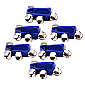 Westco Educational Products Wrist Bells, Blue/Silver, Pack Of 6 Bells 1 thumbnail image
