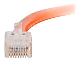 C2G Cat5e Non-Booted Unshielded (UTP) Network Patch Cable - Patch cable - RJ-45 (M) to RJ-45 (M) - 50 ft - UTP - CAT 5e - stranded - orange 1 thumbnail image
