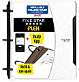 Five Star Flex® Refillable Notebooks Plus Study App, 60 Sheets, College Ruled, White 1 thumbnail image