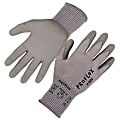 Ergodyne Proflex 7024 PU-Coated Cut-Resistant Gloves, Medium, Gray