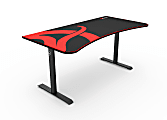 Arozzi Arena 63"W Gaming Desk, Black